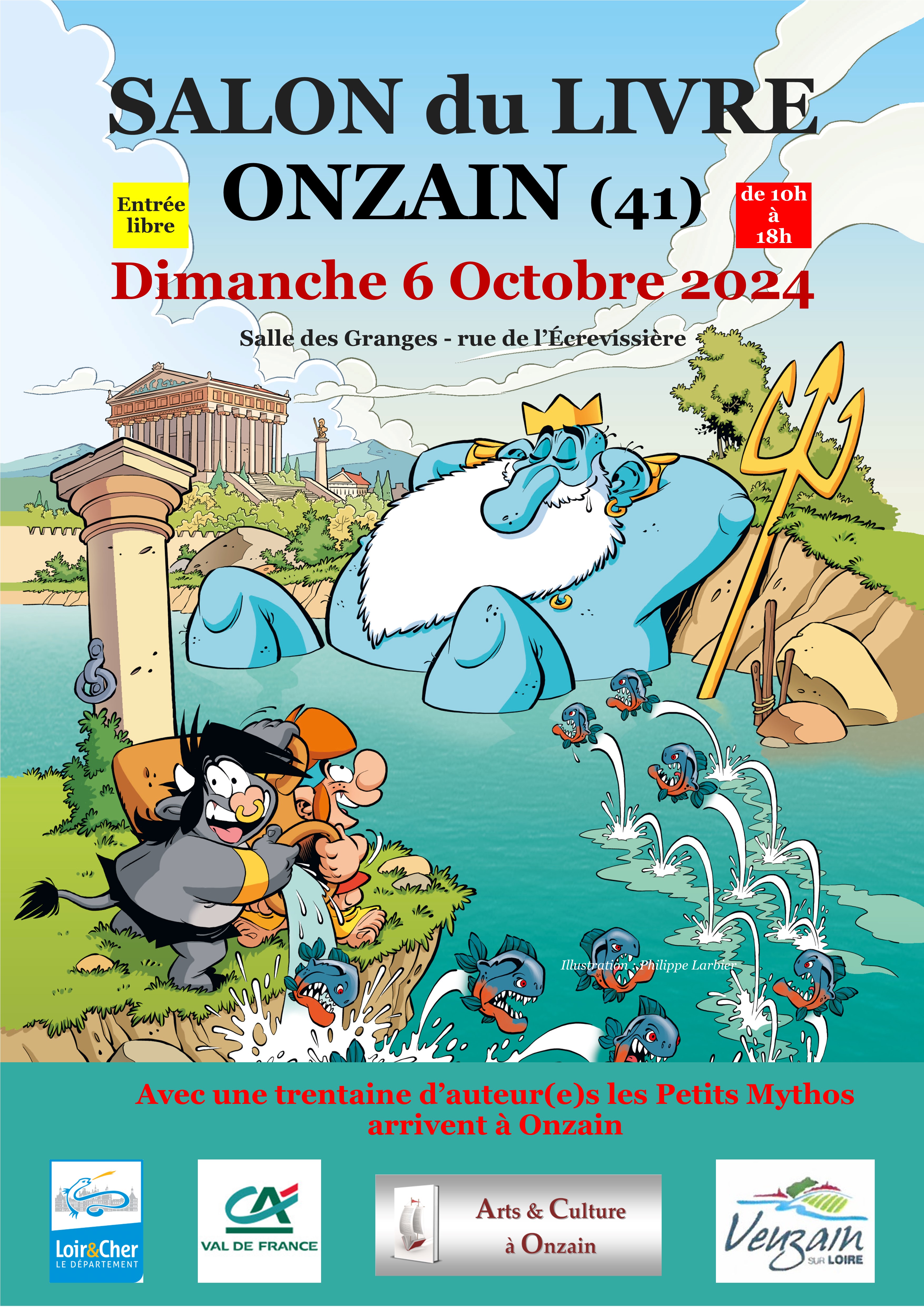 affiche salon du livre 2024